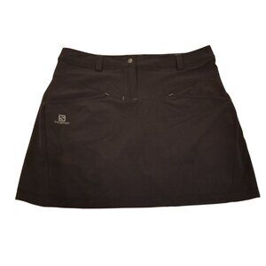 Salomon Black Skort Hiking Mini Skirt w/ Shorts Small Wayfarer Skin Shield SPF